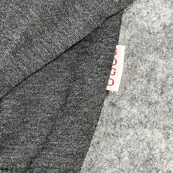 Gogo Fleece COLORADO Spellout Hoodie Men's L Gray Full Zip Sweatshirt Sweater - Picture 11 of 14